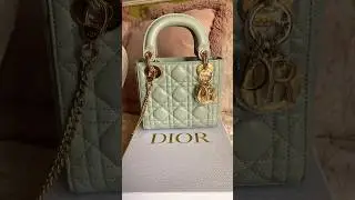 Unbox my mini lady dior with me💗