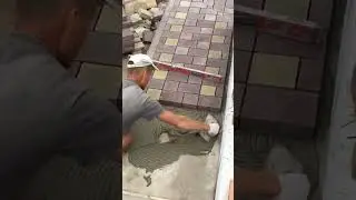 Тротуарная плитка на клей 👍👍