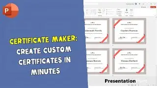 Certificate Maker: Create Custom Certificates In Minutes | PresentationPoint