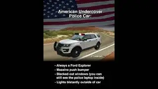 American vs European undercover police