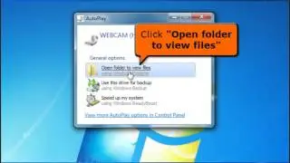 Procedrue on how to install a software of WC 011 M Spectacle Webcam in Windows 7