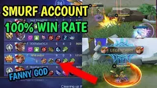 Fanny Gameplay 100% WIN RATE [Smurf account]