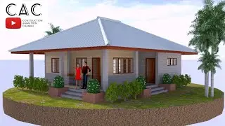 Simple Farmhouse | Tropical House | 9x11m | Two Bedroom