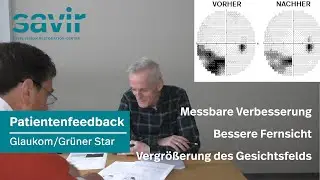 Behandlung einer Sehnervschädigung durch Glaukom -  Patientenfeedback von Herrn B.