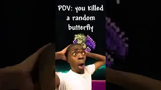 when you kill a random butterfly.. #terraria #terrariamemes #terrariagameplay #gaming  #terrariaboss