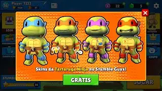 Liberando TODAS as TARTARUGAS NINJA do Stumble Guys