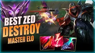 FANREN ZED - DESTROY MASTER ELO WITH ZED | ZED VS AHRI [FULL GAME]