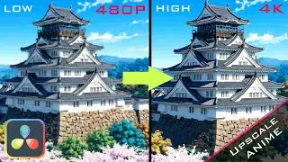 Upscale Anime footages in DaVinci Resolve | SupaScale Fuse Plugin