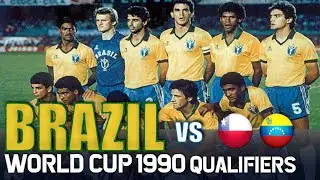 BRAZIL World Cup 1990 Qualification All Matches Highlights | Road to Italy