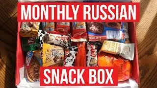 Russian snack box unboxing! (Malinka Box)