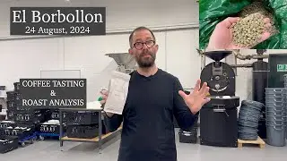 Roast analysis & tasting of El Borbollon coffee from El Salvador 🇸🇻