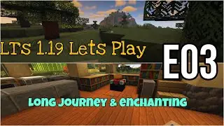 Minecraft Lets Play 1.19 E03 - Long search for dungeon & Enchanting! (Minecraft Survival)