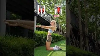🔥 DESPUÉS DE SOLO 7 REPETICIONES // Ejercicio desde casa 2en1 para tu abdomen y quadriceps