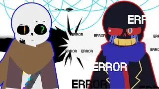Error Sans Vs Ink Sans (StickNodes Animation)