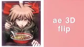 3D flip || after effects tutorial