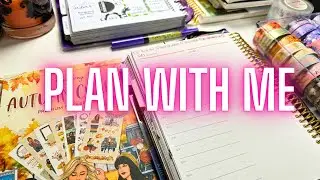 Halloween Sticker Planning in the Erin Condren Daily Life Planner