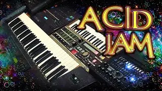 ACID JAM by SID alien (Roland - XP-10, Yamaha RX-15, KORG microKORG, Mode Machines Xoxbox)
