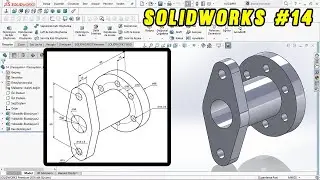 SOLIDWORKS ÖRNEK ÇİZİM     UYGULAMA - 14