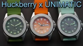 New Huckberry x Unimatic Earthform U4 Collection - Limited Editions Swiss Automatic 300m Italy