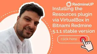 Installing the Resources plugin via VirtualBox in Bitnami Redmine 5.1.1 stable version