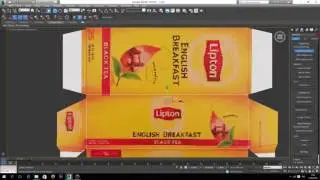 Реклама продукта Lipton в 3d max (Часть2)