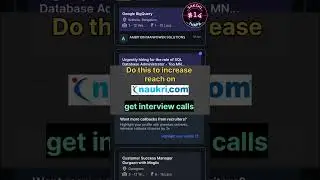 Increase your chances to get interview calls from Recuriters✅📉|Naukari.com|Hacks #ytshorts #naukari