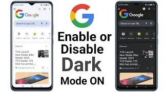 Enable or Disable Dark Mode on Chrome in just one click | Dark Mode on in mobile