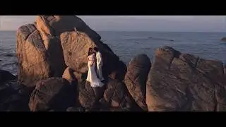Romantic Couple at the coast beach| Free HD Stock Footage