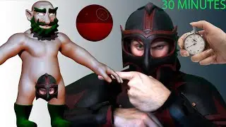 Make a body with ZSpheres - ZBrush 30 minute Speed Sculpt - Lord Azmore