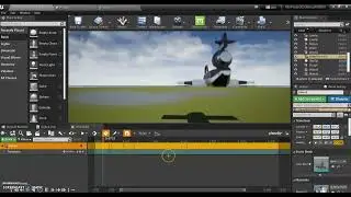 Unreal Engine 4- Add a Jet Plane 3D Model to Your Level using Sequencer