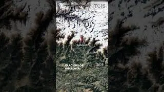 A timelapse of Kedarnath and proximity Glaciers