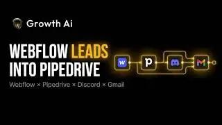 Your Webflow leads straight into Pipedrive, effortlessly — Webflow, Pipedrive, Discord & n8n