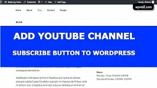 How To Embed YouTube Channel To a WordPress Website