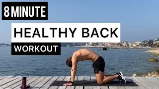 8 MIN HEALTHY BACK WORKOUT | NO EQUIPMENT | OUTDOOR WORKOUT