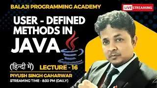 User defined methods in java || Guaranteed courses || Java Beginners || #live #liveclass