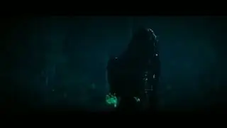 The girl traps the predator and kills it/PREY(2022)