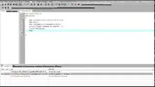 C Program to search an element in array