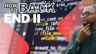 How to become a backend developer