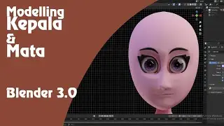 Tutorial Modelling Kepala dan Mata Manusia Blender 3.0