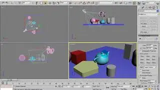 3dsmax.  Урок 192. Настройка поля зрения камеры