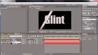 After Effects Tutorial: Glint Text Effect  -HD-