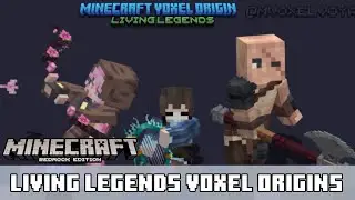 LIVING LEGENDS VOXEL ORIGINS | Обзор аддона на рпг классы в майнкрафт бедрок 1.21+!!!