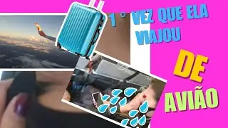 Decolagem primeira vez de avião!