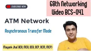 ATM Network In Hindi | ATM In Computer Network | ATM Network | Asynchronous Transfer Mode | BCS041
