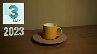 Coffee Cup_3ds max Modeling, Texturing, Lighting And Rendering 