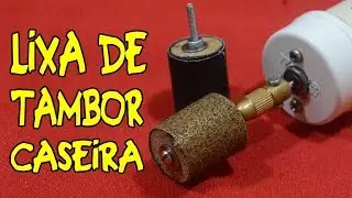 Como fazer lixa de tambor para micro retífica!