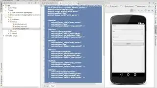 Android Studio Tutorial - Login and Register Part 1 - User Interface