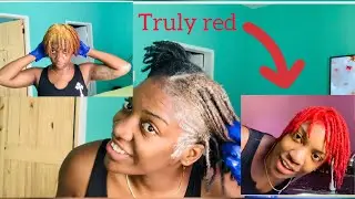 Bleaching And Dyeing My Hair Red