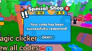 ALL NEW SECRET *500K EVENT* UPDATE CODES In Roblox Magic Clicker