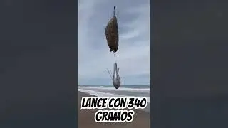 Lance 340 gramos. Resubido. Caña tuna rod v1 #cast #bigbaits #fishing #reels